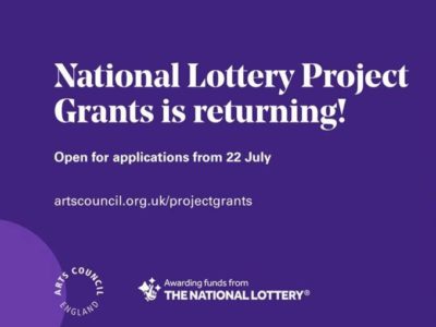 National lottery project grants is returning. applications open from 22nd july.