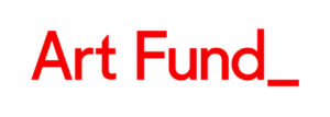 Art fund logo in red